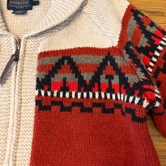 Pendleton Women's Alpine Lambswool Zip Cardigan - Picture 3 of 11